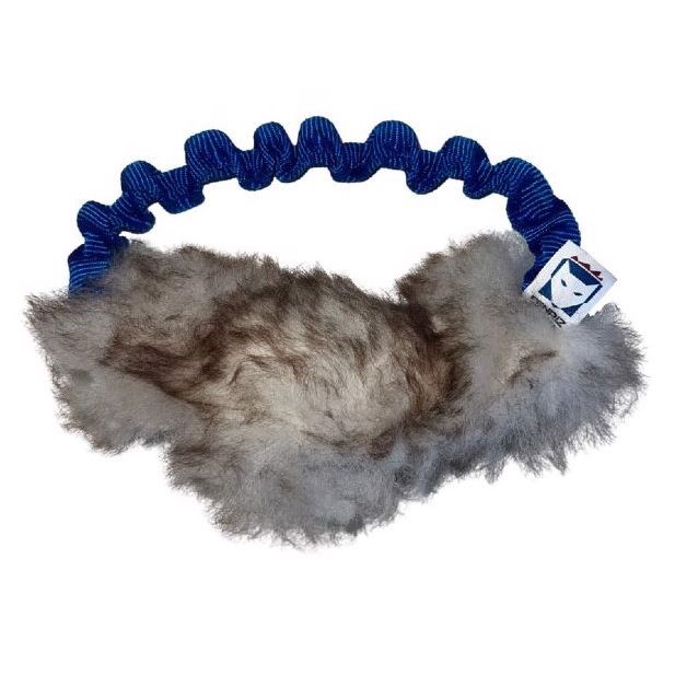 Fenriz Aktiv Bungee Ring Med Fåreskind - Fenriz Dogtoys  - 5708043015016