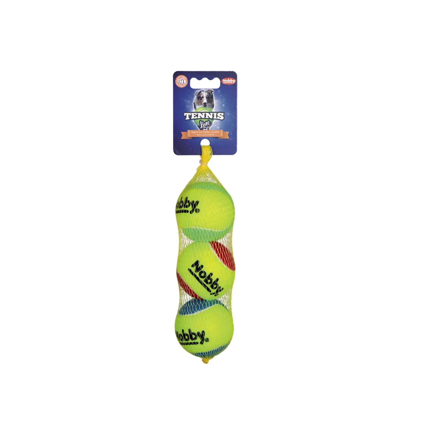 Tennisball Assorted Net Pcs - Nobby Dogtoys