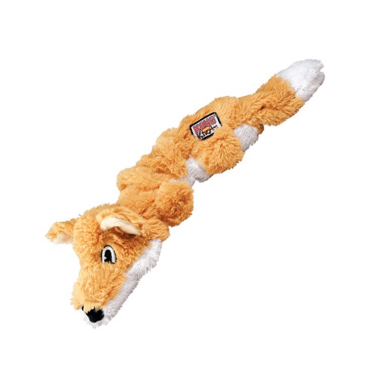 Kong Scrunch Knots Fox Medium Large - Kong Dogtoys  - 035585454429