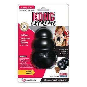 Sort Kong Extreme 11x7 - Kong Dogtoys  - 35585111124