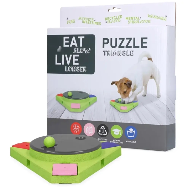 Puzzle Triangle Hundespil - Dogtoys  - 8716759623040