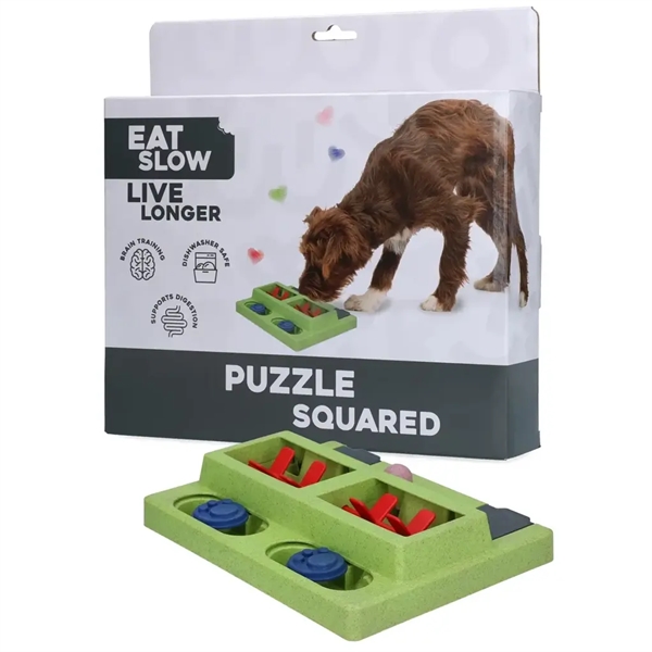 Puzzle Squared Hundespil - Dogtoys  - 8716759637795