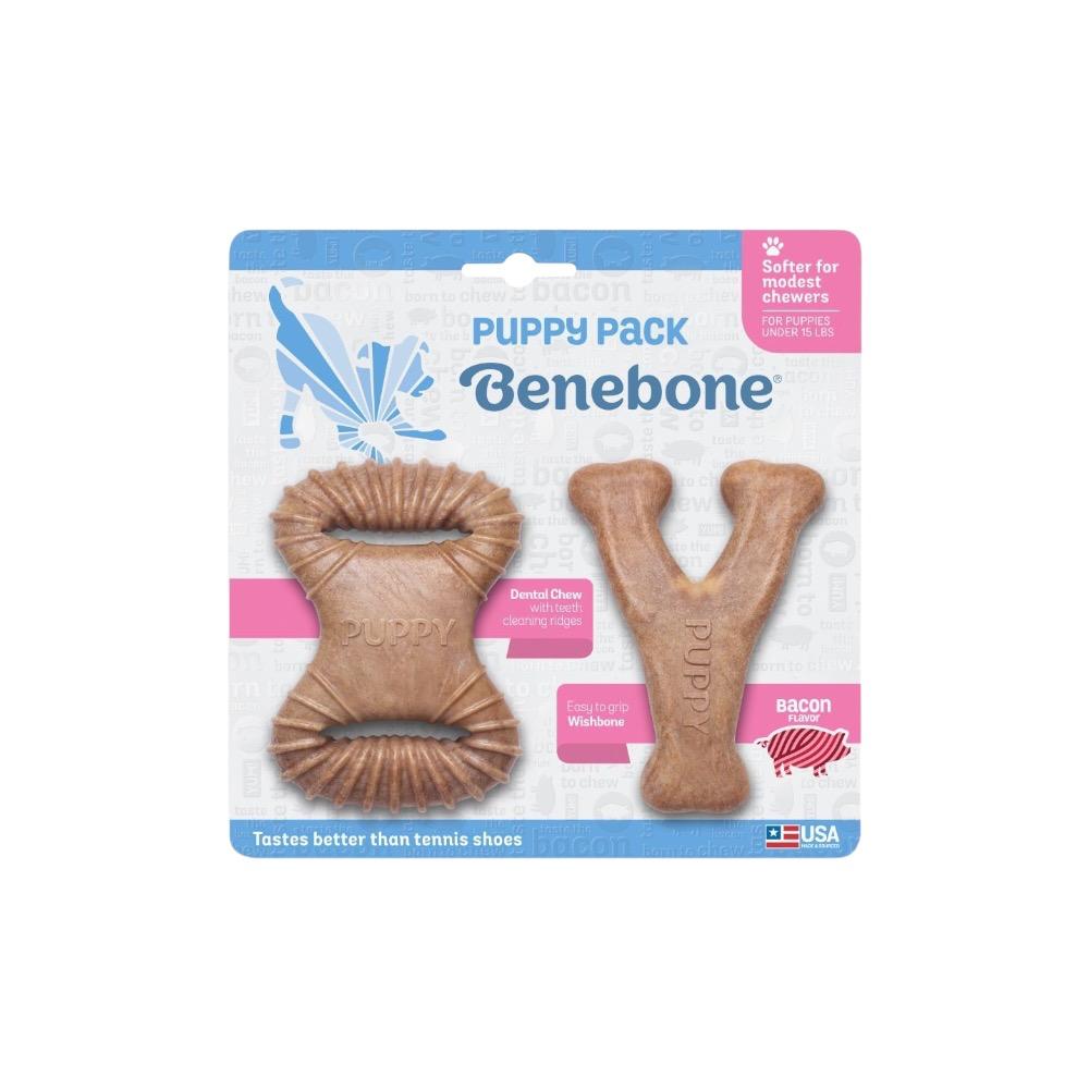 Benebone Hvalpe Pak Dental Chew Wishbone - Beco Dogtoys